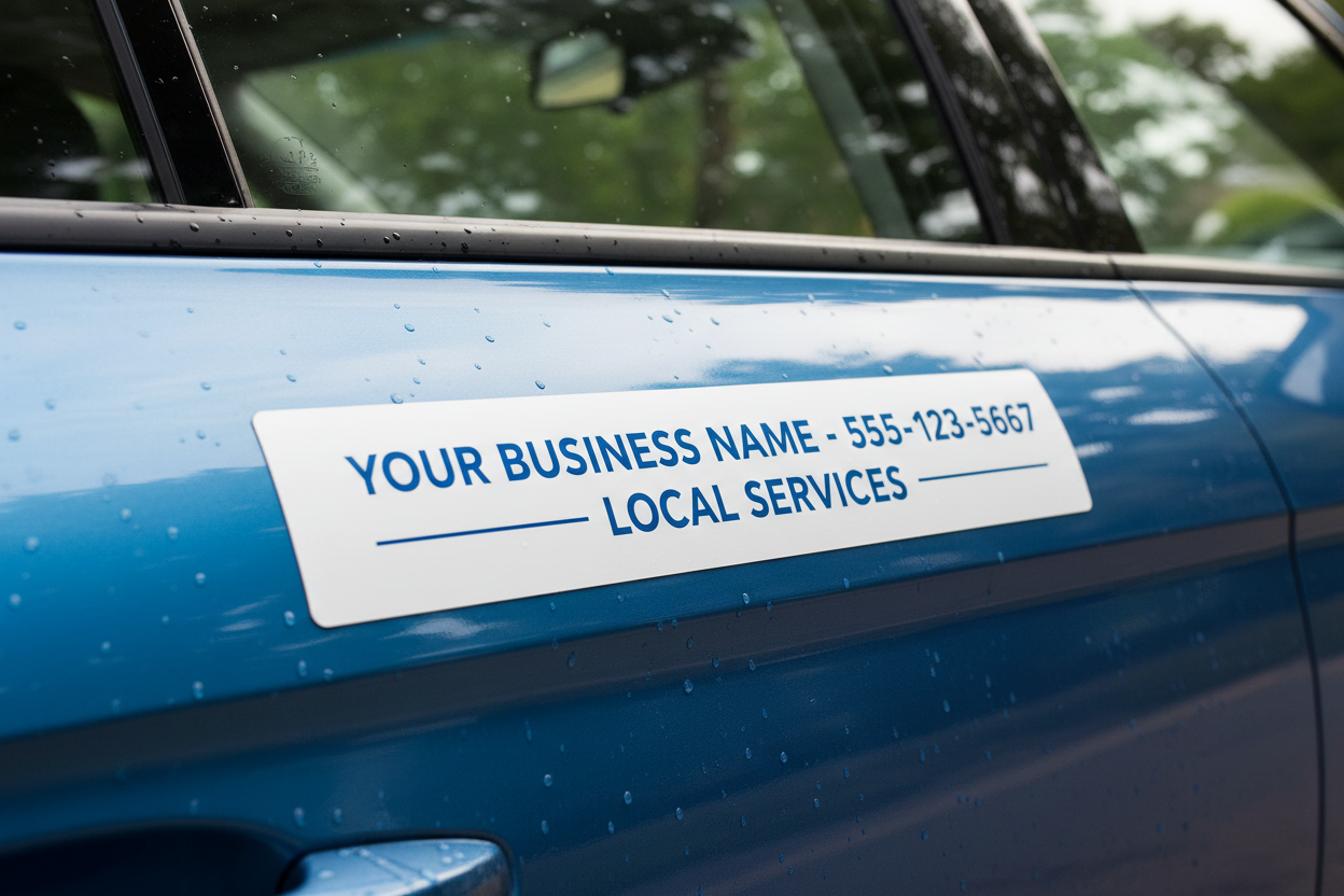 Car Magnet on car surface