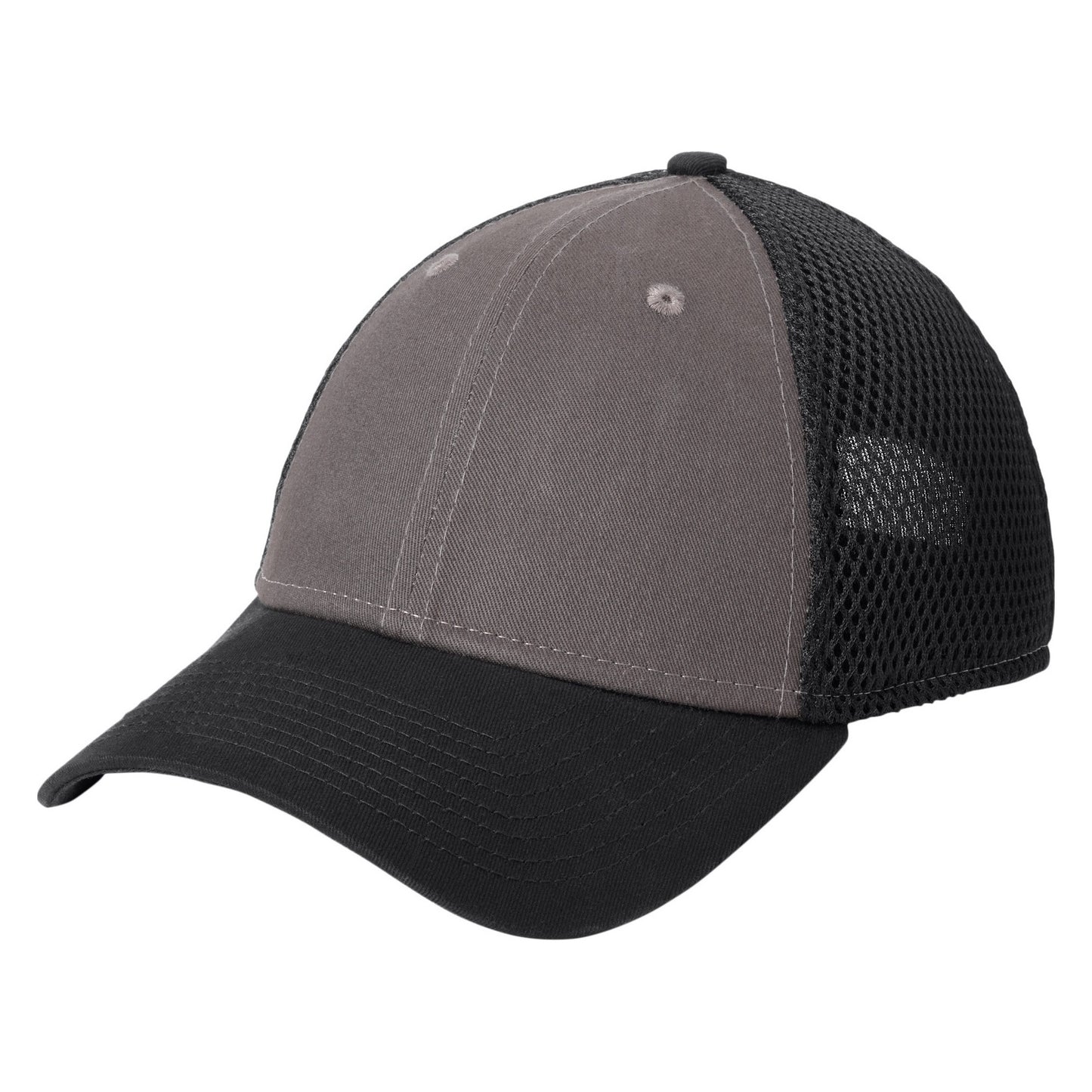 Snapback Contrast Front Mesh Cap NE204
