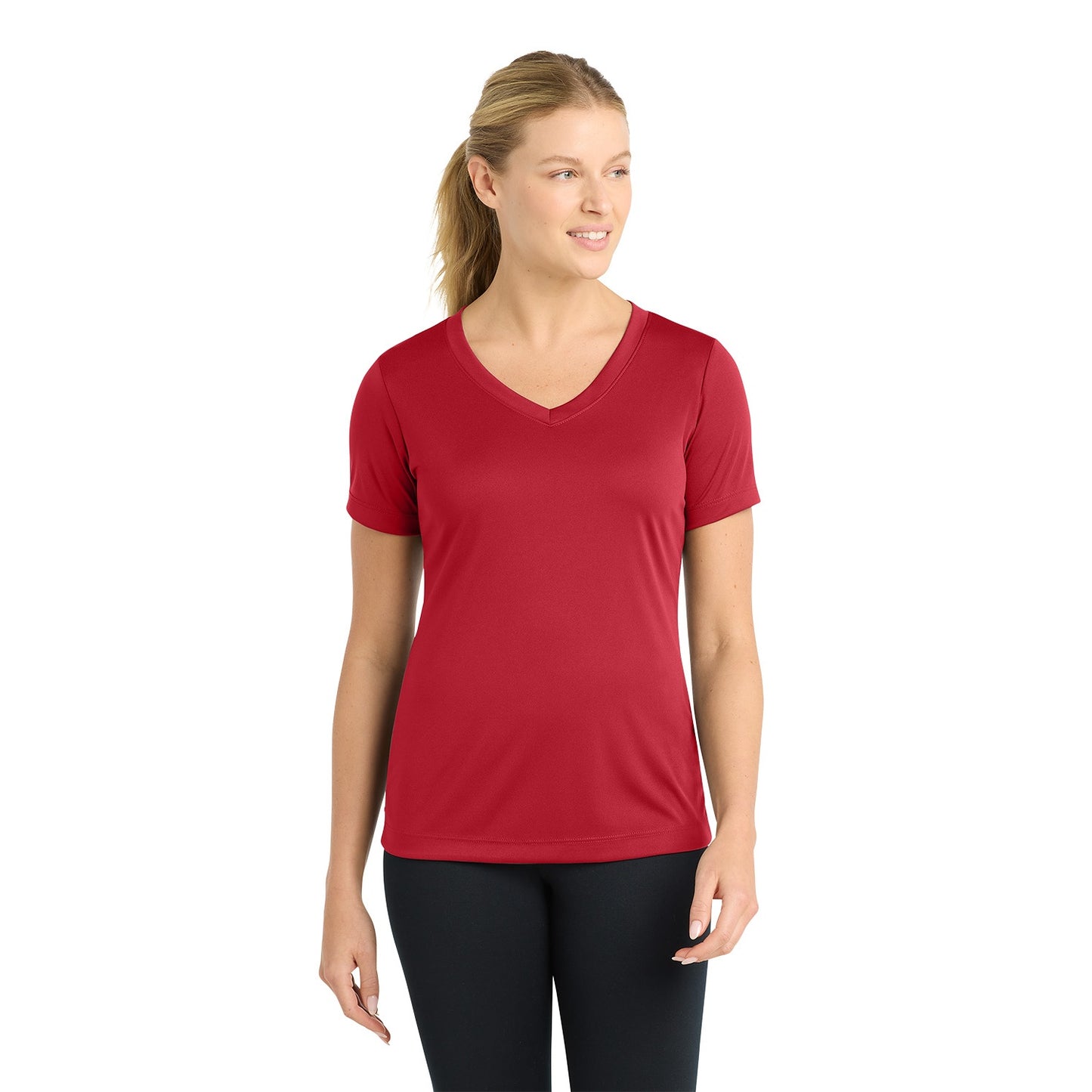 Sport-Tek Women's PosiCharge Competitor V-Neck Tee LST353