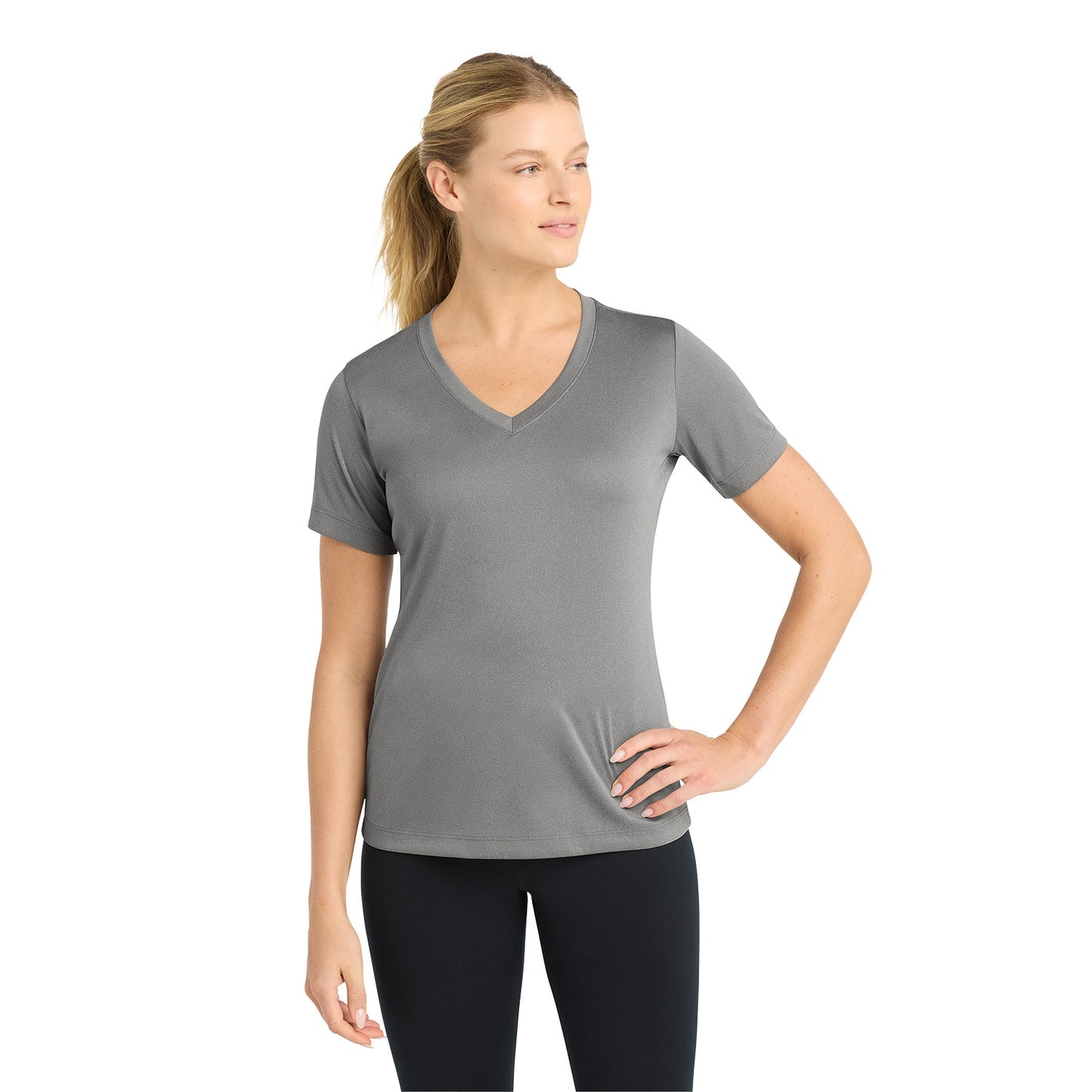 Sport-Tek Women's PosiCharge Competitor V-Neck Tee LST353