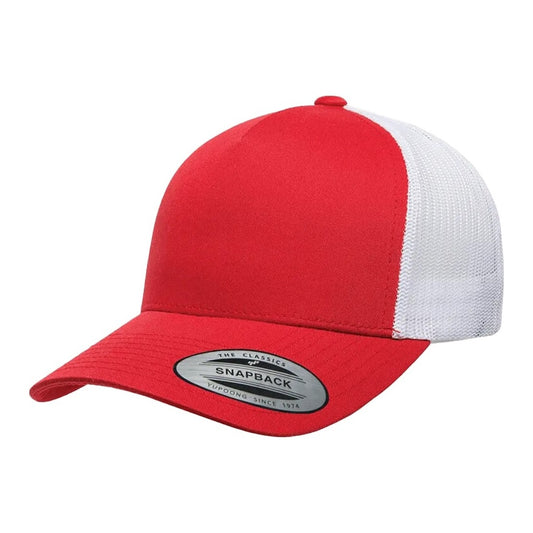 Yupoong Adult 5-Panel Retro Trucker Cap 6506
