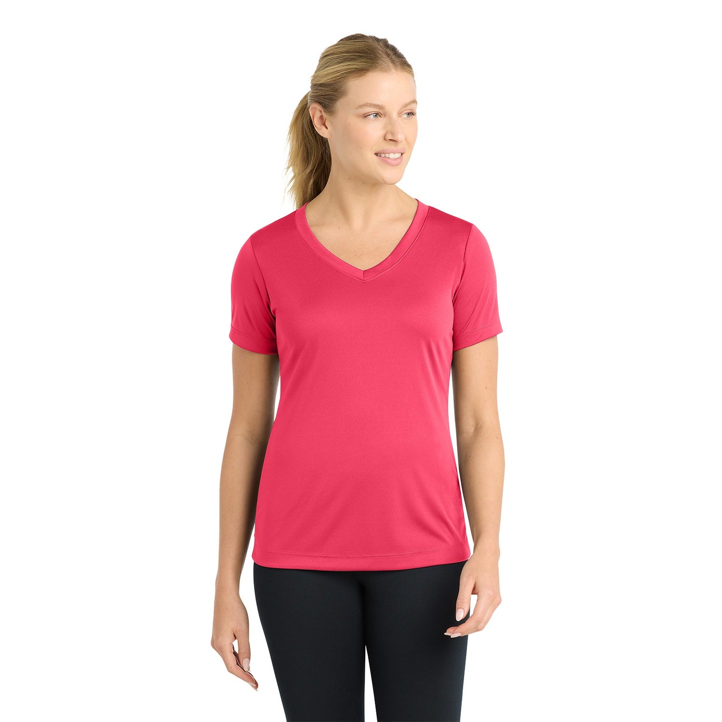 Sport-Tek Women's PosiCharge Competitor V-Neck Tee LST353